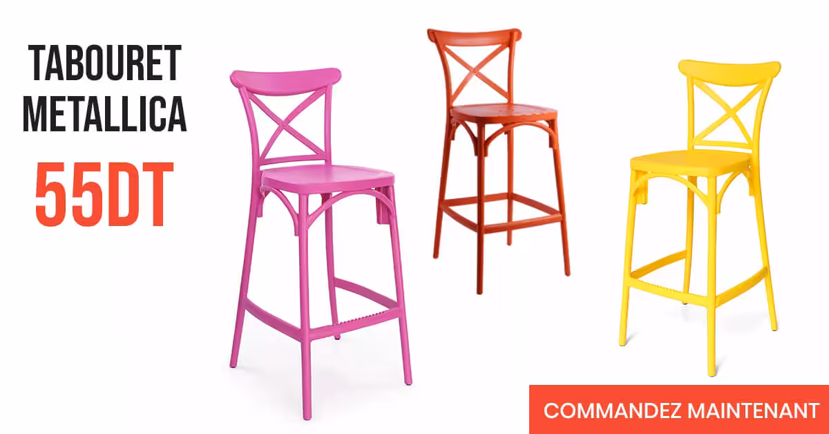 Acheter tabouret de comptoir pour votre cuisine en tunisie
