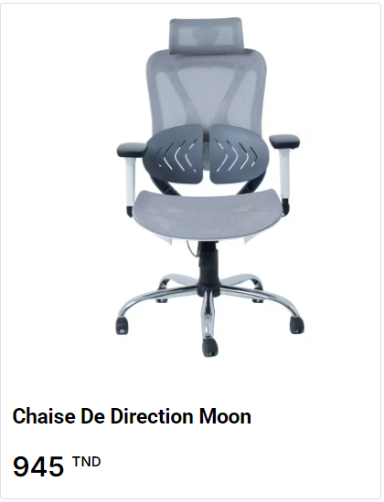 chaise bureau pour personnes de grande taille en tunisie